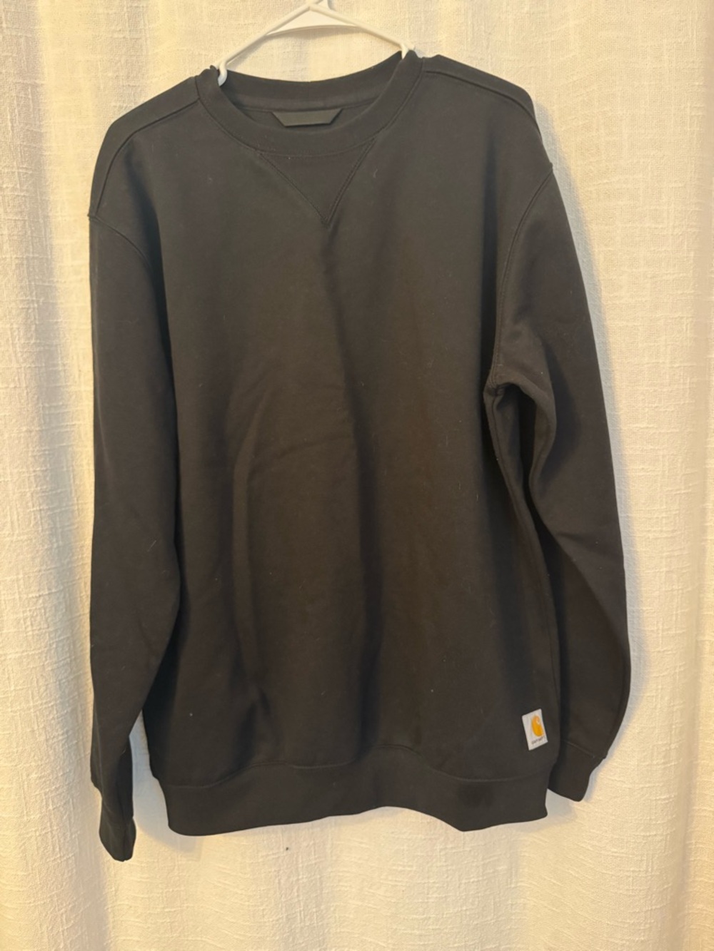 NWOT Carhartt Men’s Black Crewneck Pullover Sweatshirt